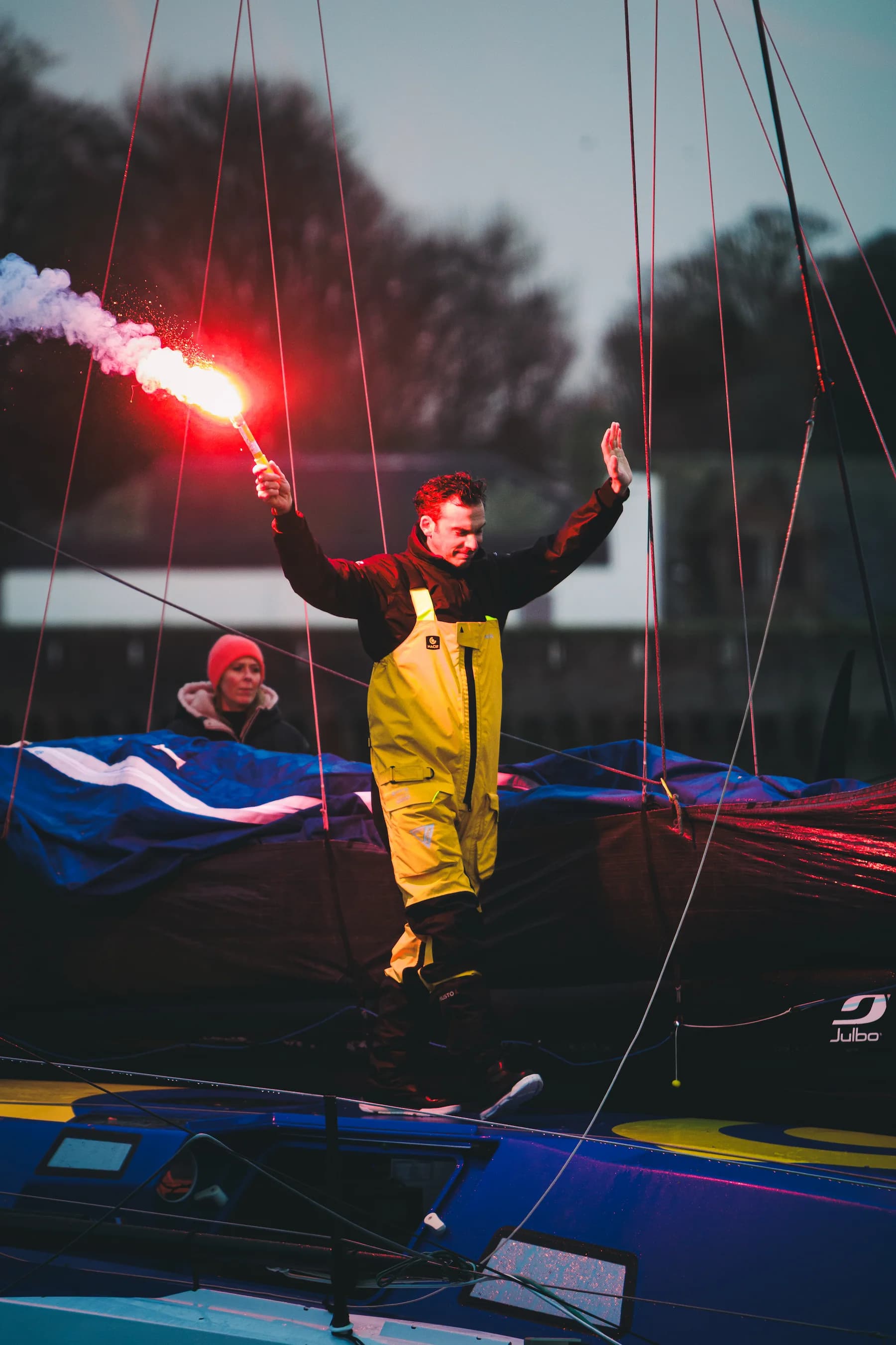 Retour de Charlie Dalin - photo 4 par Alexis Yvonnou