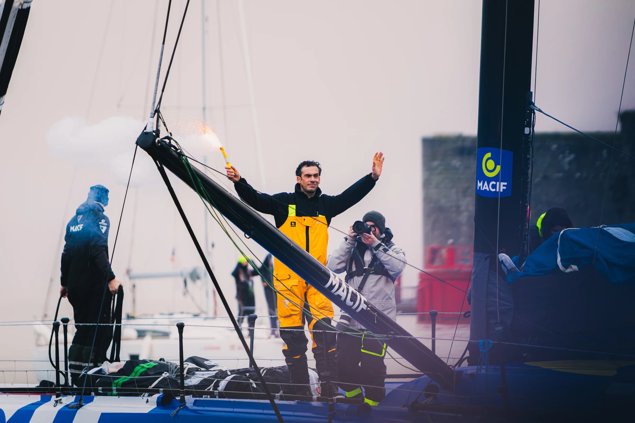 Retour de Charlie Dalin - photo 9 par Alexis Yvonnou